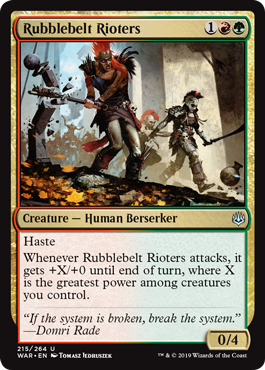 Rubblebelt Rioters (Foil) Rubblebelt Rioters (Foil)