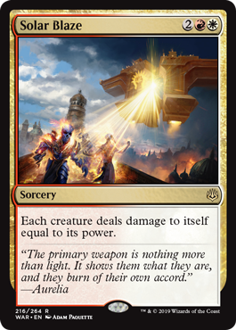 Solar Blaze (Foil) Solar Blaze (Foil)