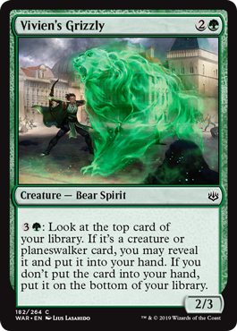 Vivien's Grizzly (Foil) Vivien's Grizzly (Foil)
