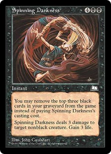 Spinning Darkness