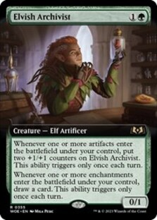 Elvish Archivist (Extended Art) (Foil)