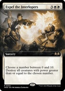 Expel the Interlopers (Extended Art) (Foil)