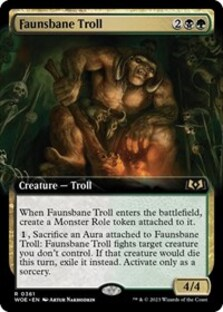 Faunsbane Troll (Extended Art) (Foil)