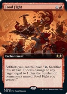 Food Fight (Extended Art) (Foil)