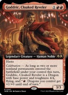 Goddric, Cloaked Reveler (Extended Art) (Foil)