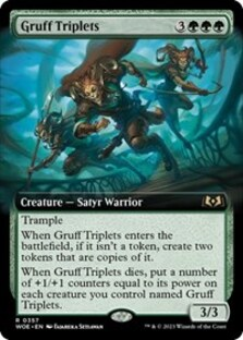 Gruff Triplets (Extended Art) (Foil)