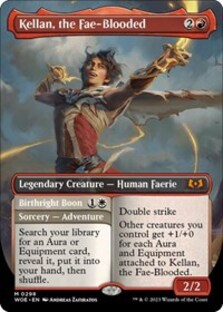 Kellan, the Fae-Blooded (Borderless) (Foil)