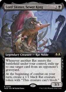 Lord Skitter, Sewer King (Extended Art) (Foil)