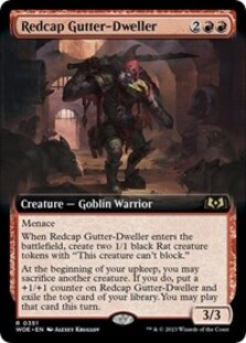 Redcap Gutter-Dweller (Extended Art) (Foil)