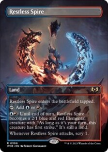 Restless Spire (Borderless) (Foil)