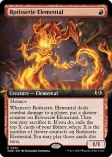 Rotisserie Elemental (Extended Art) (Foil)