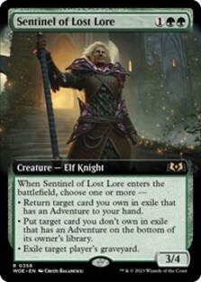 Sentinel of Lost Lore (Extended Art) (Foil)