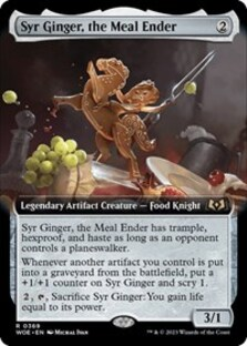 Syr Ginger, the Meal Ender (Extended Art) (Foil)