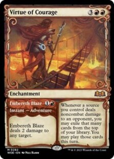 Virtue of Courage (Showcase) (Foil)
