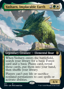 Yasharn, Implacable Earth (Extended Art) (Foil)