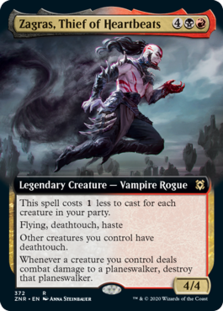 Zagras, Thief of Heartbeats (Extended Art) (Foil)