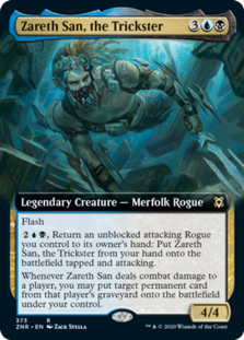 Zareth San, the Trickster (Extended Art) (Foil)