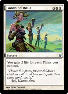 Landbind Ritual (Foil) Landbind Ritual (Foil)