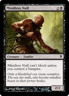 Mindless Null (Foil) Mindless Null (Foil)