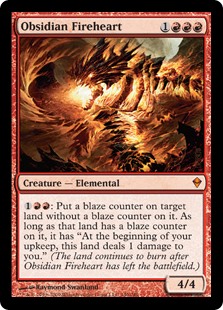 Obsidian Fireheart (Foil) Obsidian Fireheart (Foil)