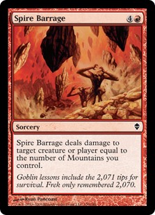 Spire Barrage (Foil)