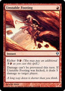 Unstable Footing (Foil) Unstable Footing (Foil)
