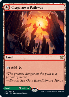 Cragcrown Pathway // Timbercrown Pathway (Foil)