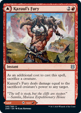 Kazuul's Fury // Kazuul's Cliffs