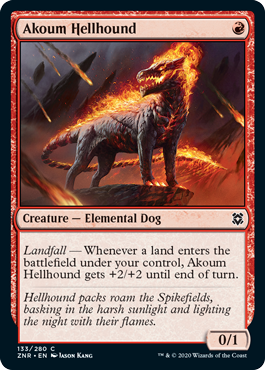 Akoum Hellhound (Foil)