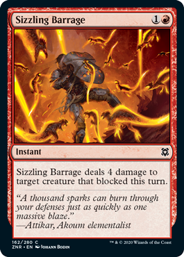 Sizzling Barrage (Foil)