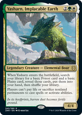 Yasharn, Implacable Earth (Foil) Yasharn, Implacable Earth (Foil)