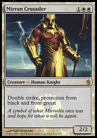 Mirran Crusader - Mirrodin Besieged Buy-a-Box Promo