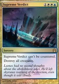 Supreme Verdict - Return to Ravnica Buy-a-Box Promo