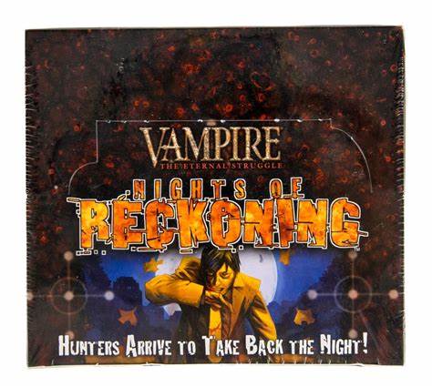 VTES Nights of Reckoning Booster Display