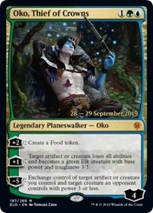Oko, Thief of Crowns - Throne of Eldraine Prerelease Promo