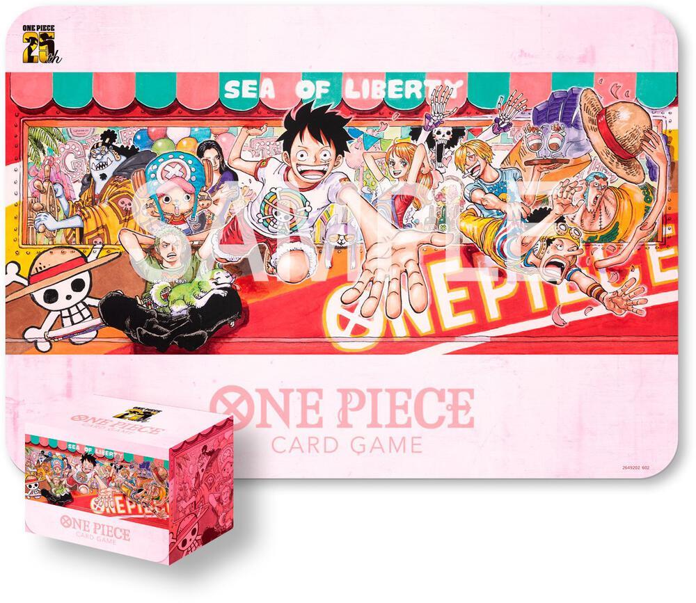 ONE PIECE CARD GAME Playmat and Card Case Set -25th Edition-