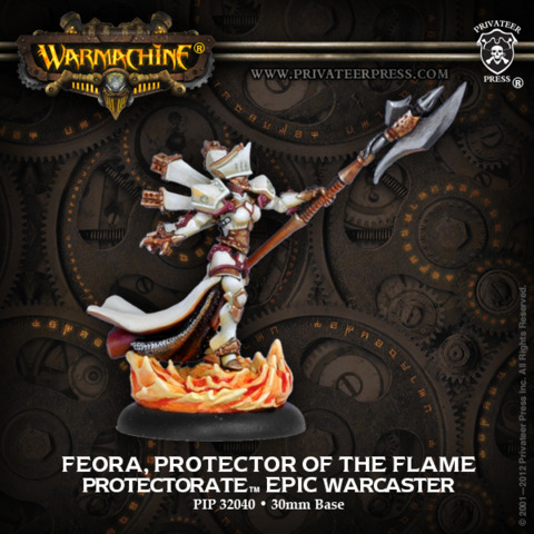 32040 Feora, Protector of the Flame Epic Warcaster