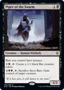 Piper of the Swarm - Throne of Eldraine Prerelease Promo
