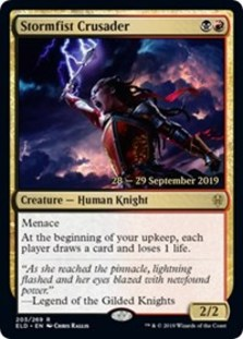 Stormfist Crusader - Throne of Eldraine Prerelease Promo