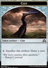Clue Token (12) - Shadows Over Innistrad