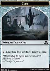 Clue Token (14) - Shadows Over Innistrad