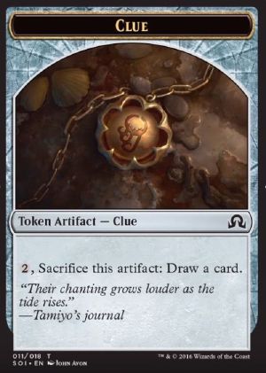Clue Token (11) - Shadows Over Innistrad