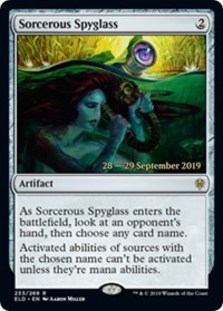 Sorcerous Spyglass - Throne of Eldraine Prerelease Promo