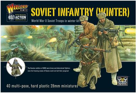 Soviet Winter Infantry plastic box set Soviet Winter Infantry plastic box set