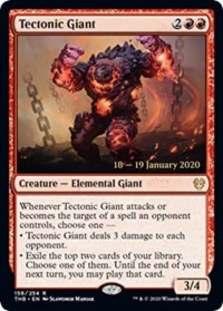 Tectonic Giant - Theros Beyond Death Prerelease Promo