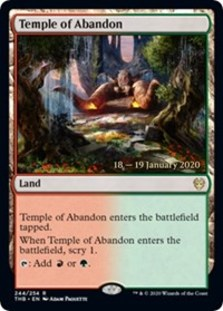 Temple of Abandon - Theros Beyond Death Prerelease Promo