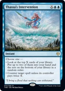 Thassa's Intervention - Theros Beyond Death Prerelease Promo