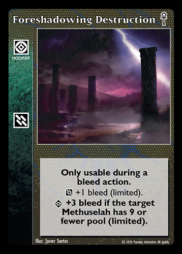 Foreshadowing Destruction